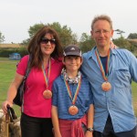 family with medals